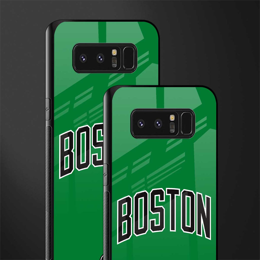 boston club glass case for samsung galaxy note 8 image-2
