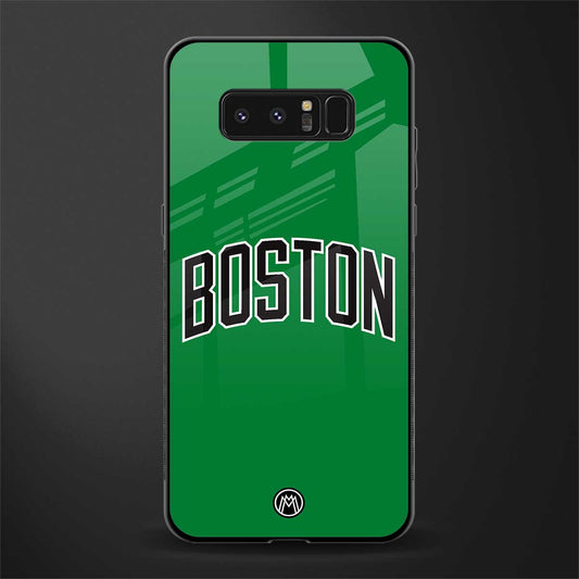 boston club glass case for samsung galaxy note 8 image