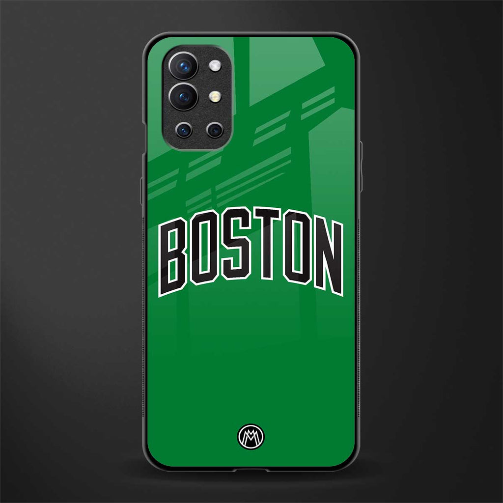 boston club glass case for oneplus 9r image