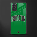 boston club glass case for oneplus 9r image