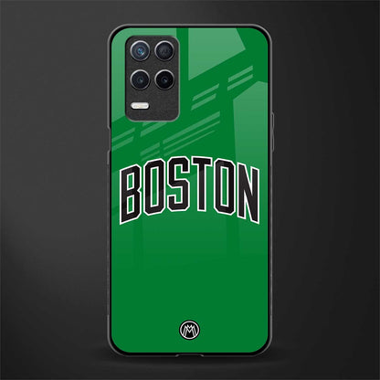 boston club glass case for realme 8 5g image