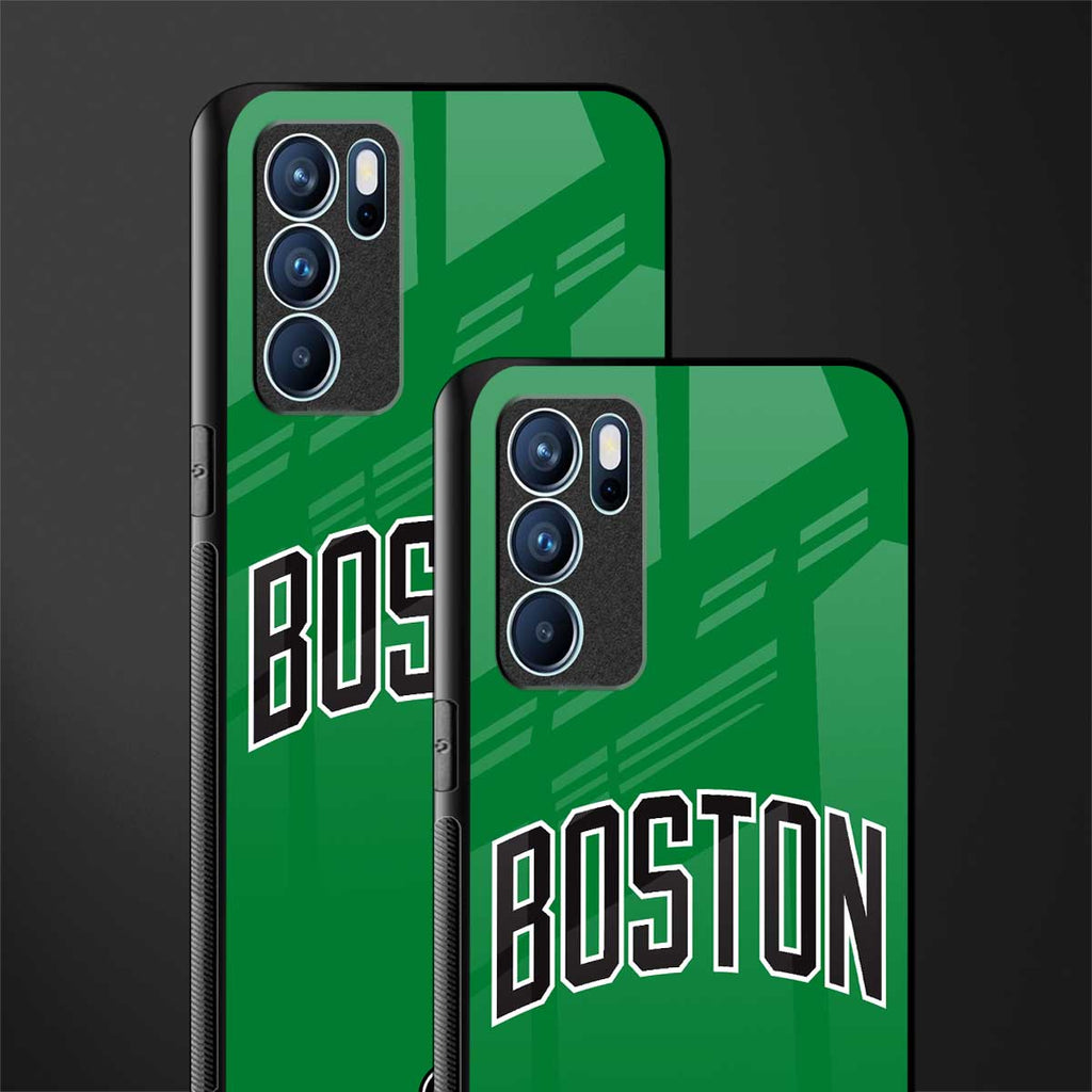 boston club glass case for oppo reno6 pro 5g image-2