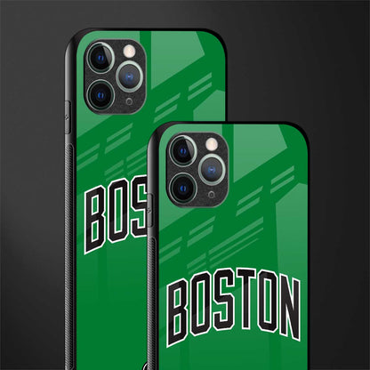 boston club glass case for iphone 11 pro image-2