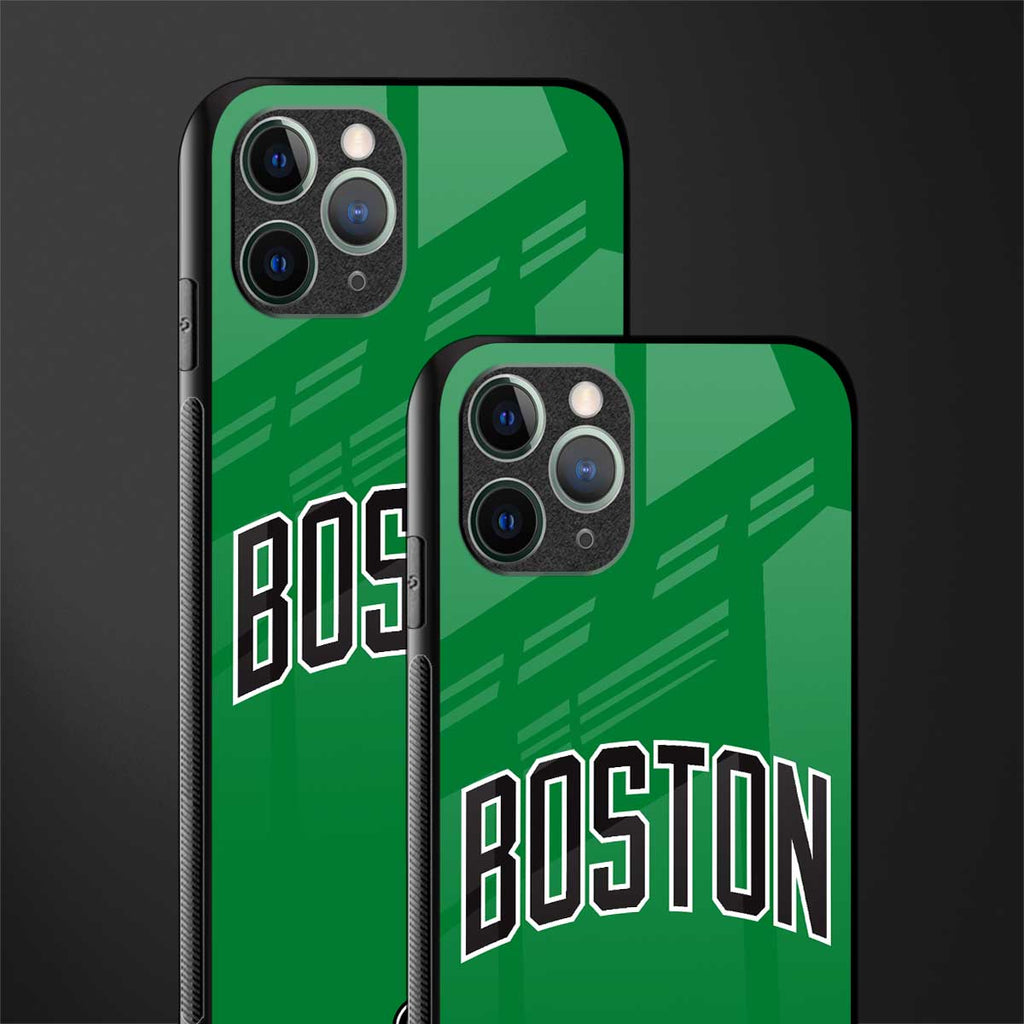boston club glass case for iphone 11 pro max image-2