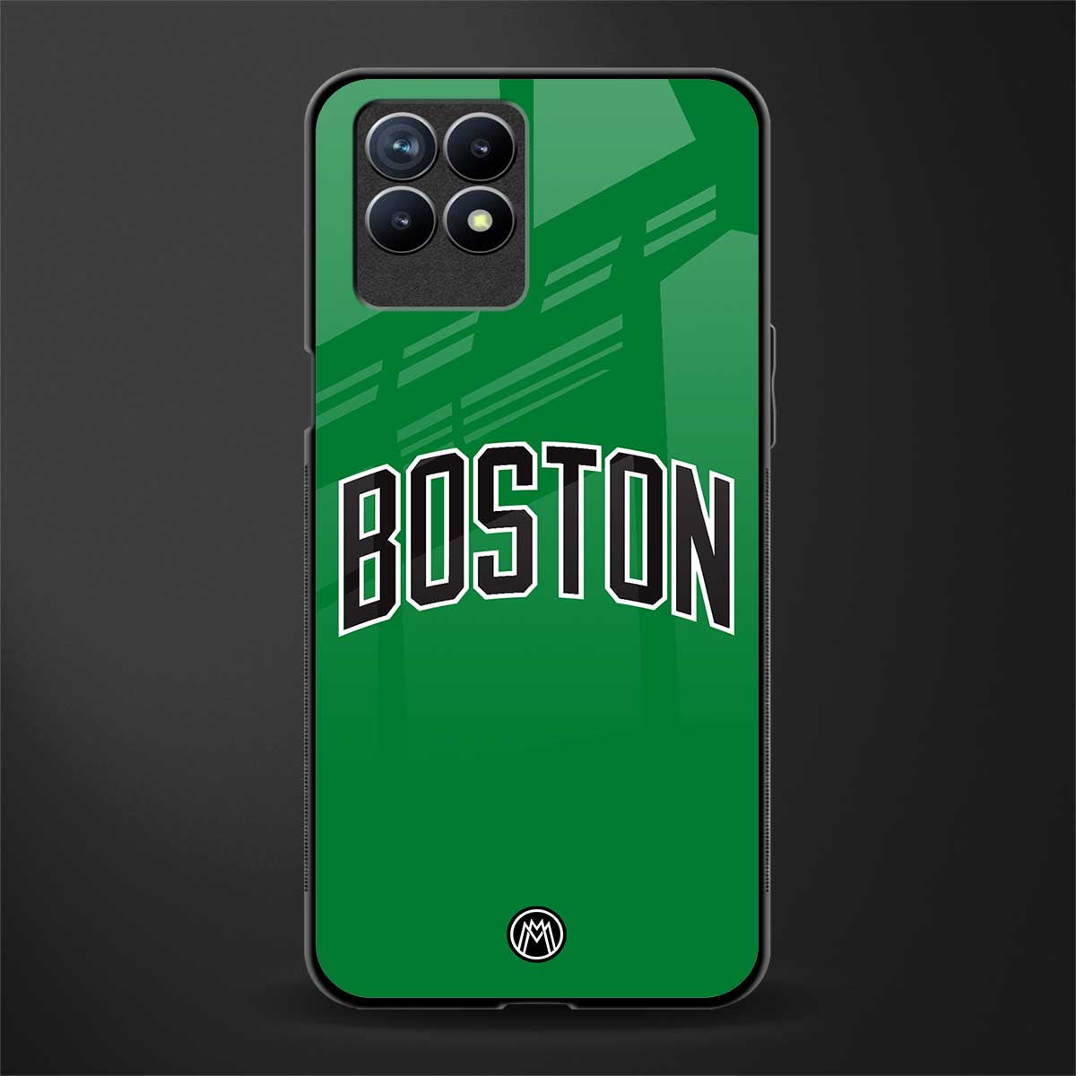 boston club glass case for realme 8i image