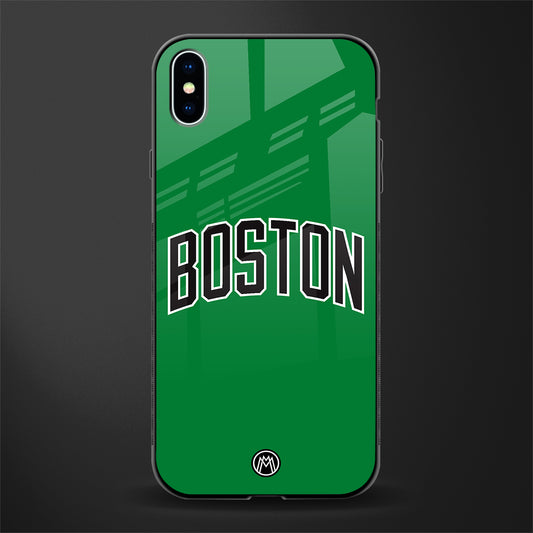 boston club glass case for iphone xs max image