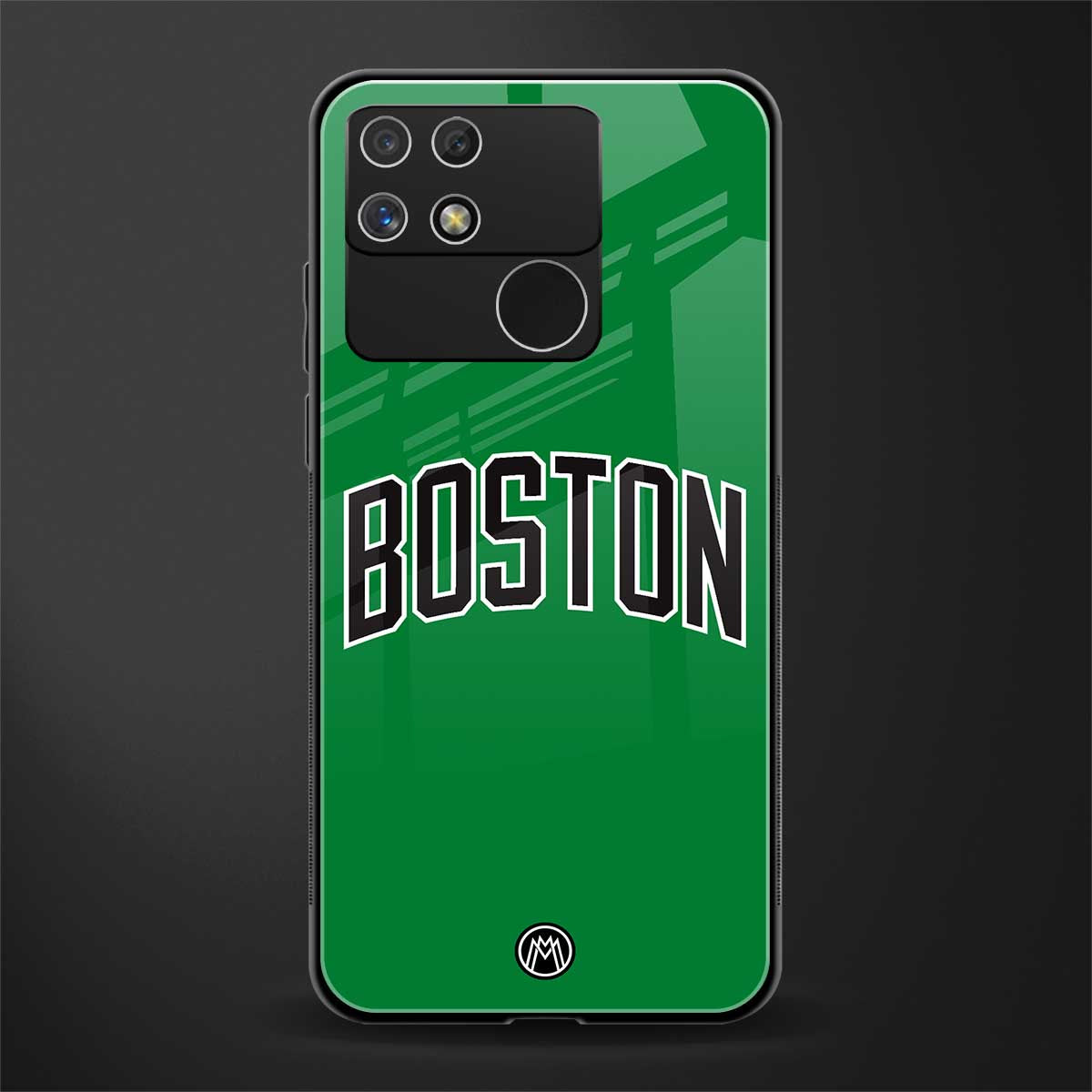 boston club back phone cover | glass case for realme narzo 50a