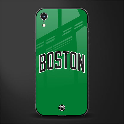 boston club glass case for iphone xr image