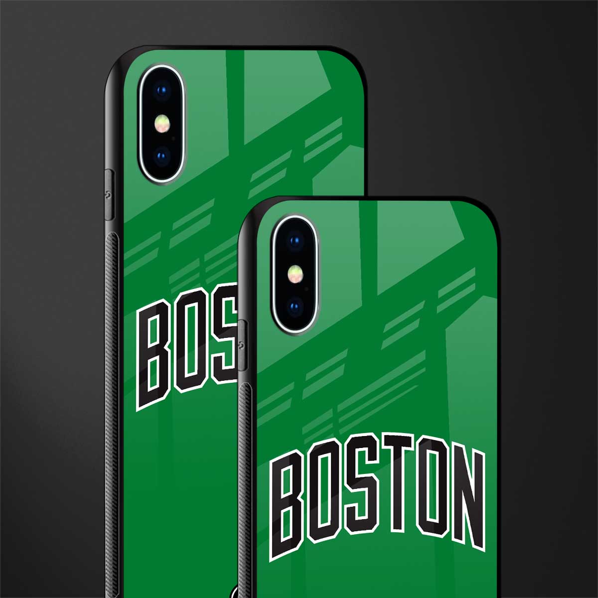 boston club glass case for iphone x image-2