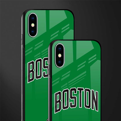 boston club glass case for iphone x image-2