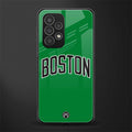 boston club back phone cover | glass case for samsung galaxy a73 5g