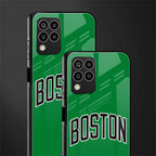 boston club back phone cover | glass case for samsung galaxy m33 5g
