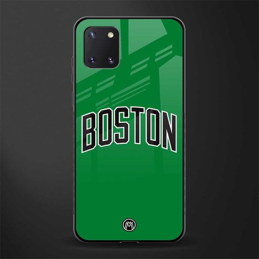 boston club glass case for samsung a81 image