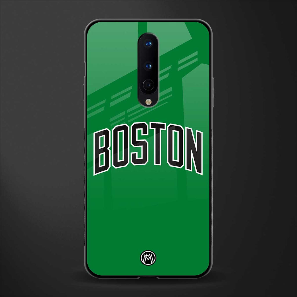 boston club glass case for oneplus 8 image
