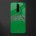 boston club glass case for oneplus 8 image