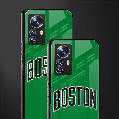 boston club back phone cover | glass case for xiaomi 12 pro