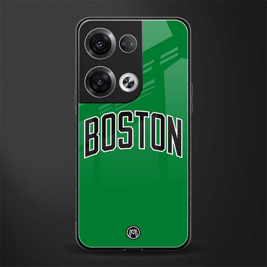 boston club back phone cover | glass case for oppo reno 8