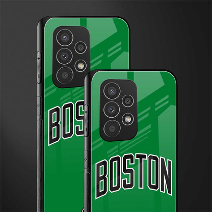 boston club back phone cover | glass case for samsung galaxy a33 5g