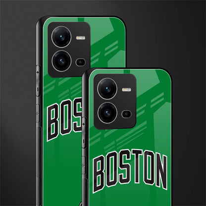 boston club back phone cover | glass case for vivo v25-5g