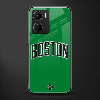 boston club back phone cover | glass case for vivo y16