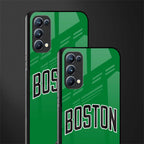 boston club back phone cover | glass case for oppo reno 5