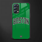 boston club back phone cover | glass case for oppo reno 5