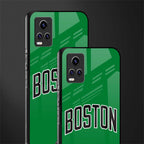 boston club back phone cover | glass case for vivo v21e 4g