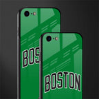 boston club glass case for iphone se 2020 image-2