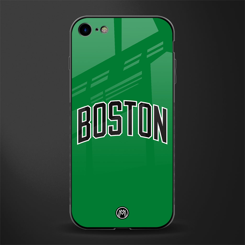 boston club glass case for iphone se 2020 image
