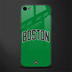 boston club glass case for iphone se 2020 image