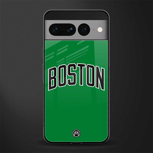 boston club back phone cover | glass case for google pixel 7 pro