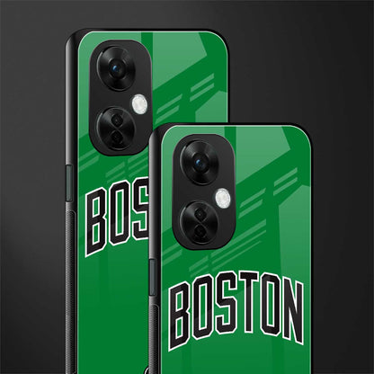 boston club back phone cover | glass case for oneplus nord ce 3 lite