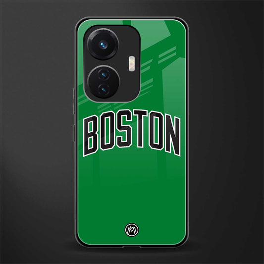 boston club back phone cover | glass case for vivo t1 44w 4g