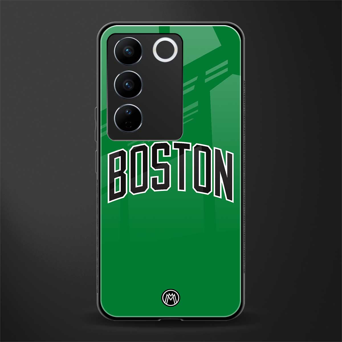 boston club back phone cover | glass case for vivo v27 pro 5g