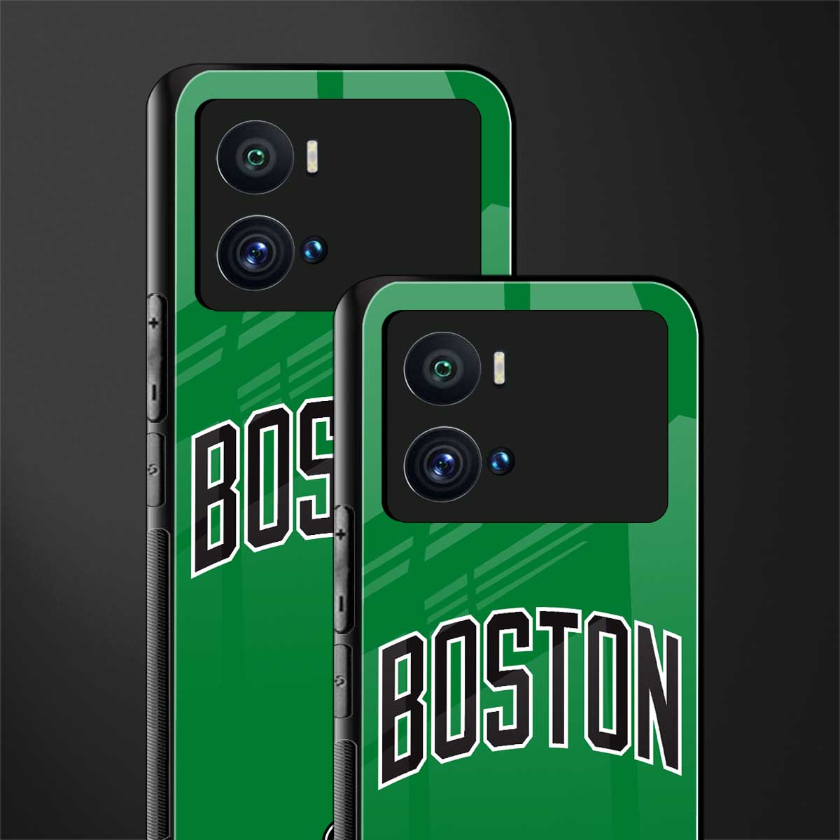 boston club back phone cover | glass case for iQOO 9 Pro