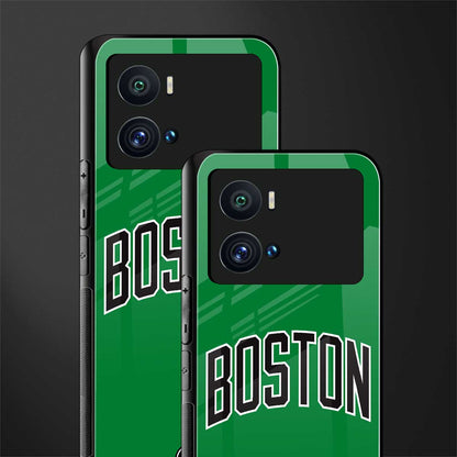 boston club back phone cover | glass case for iQOO 9 Pro