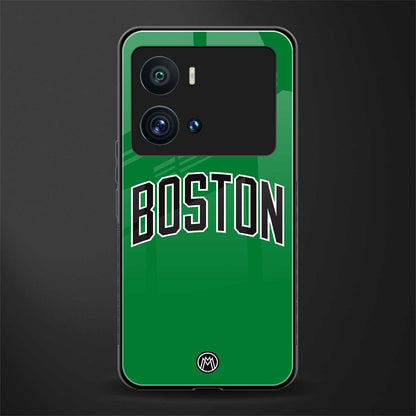 boston club back phone cover | glass case for iQOO 9 Pro