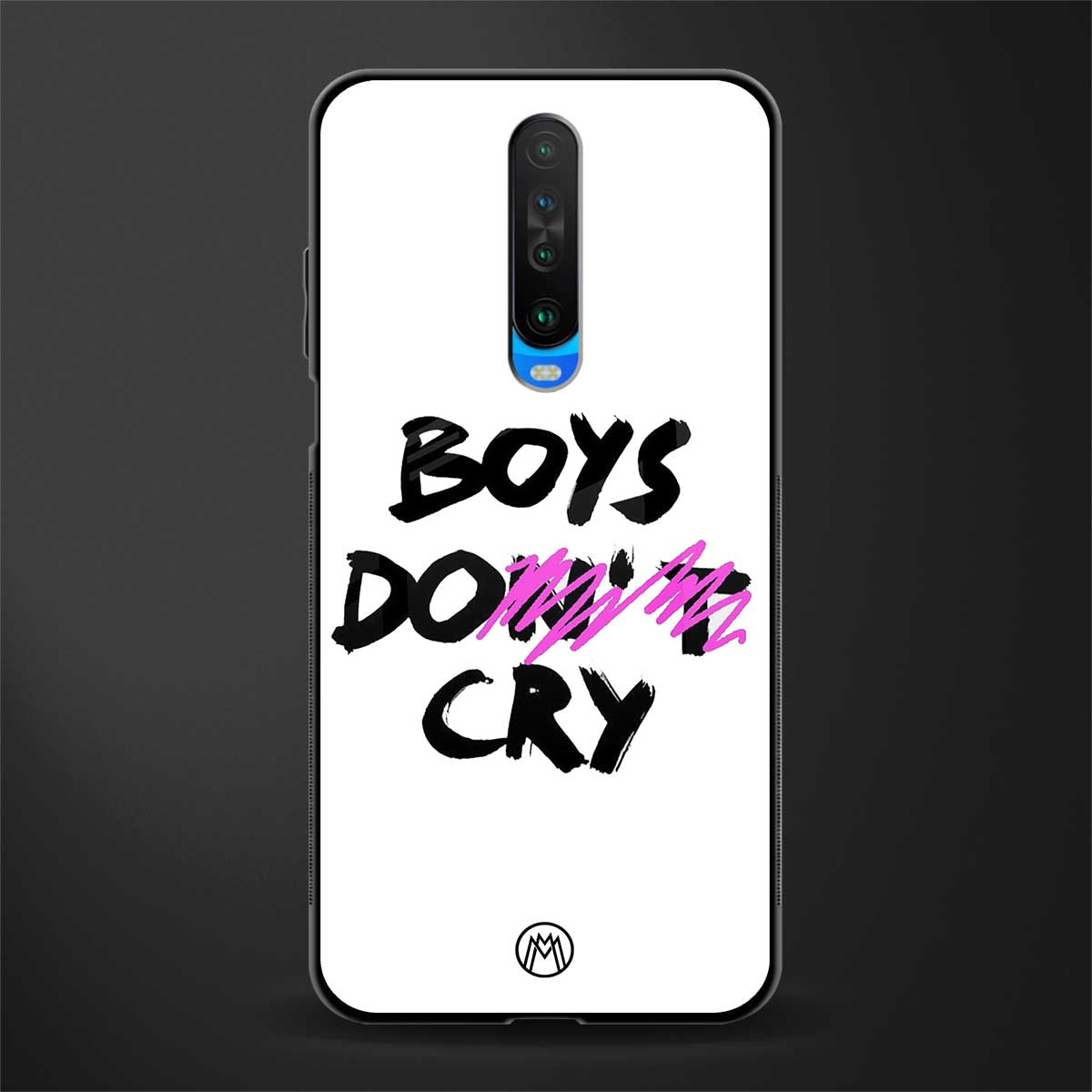 boys do cry glass case for poco x2 image