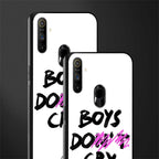 boys do cry glass case for realme narzo 10a image-2