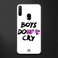 boys do cry glass case for realme narzo 10a image