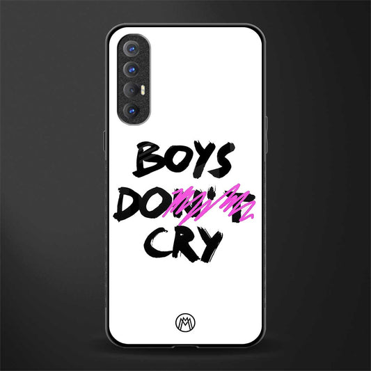 boys do cry glass case for oppo reno 3 pro image