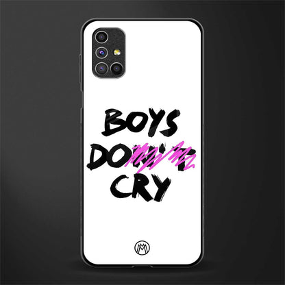 boys do cry glass case for samsung galaxy m51 image