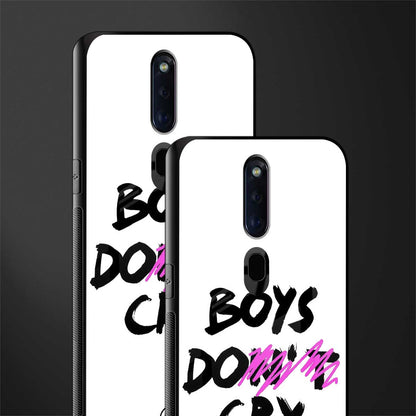 boys do cry glass case for oppo f11 pro image-2