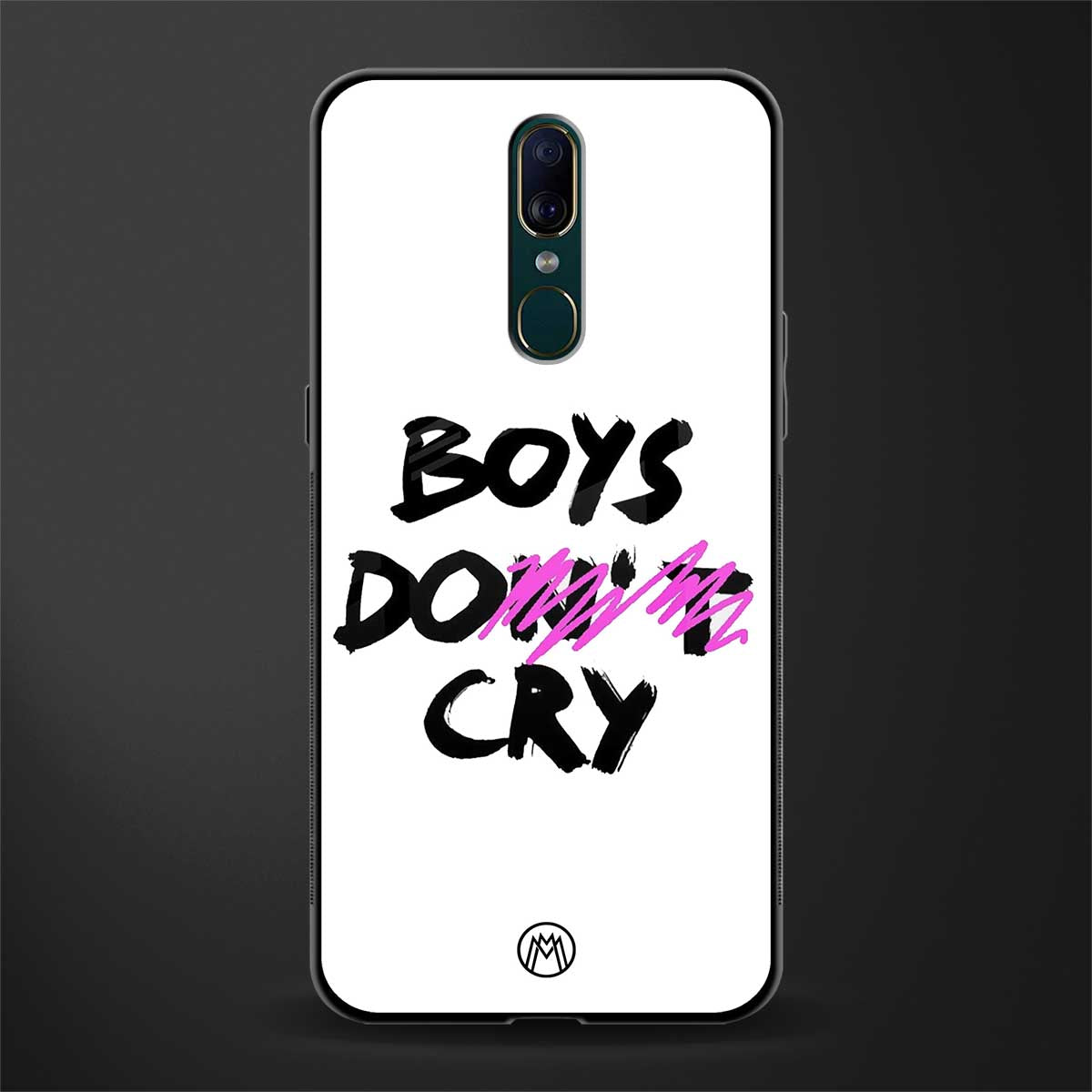 boys do cry glass case for oppo f11 image