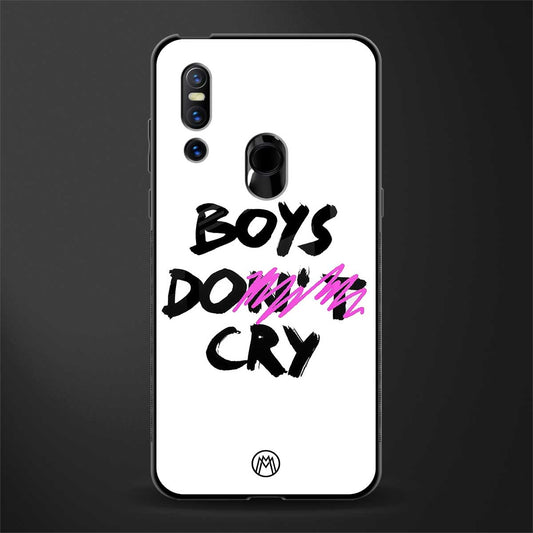 boys do cry glass case for vivo v15 image