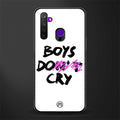 boys do cry glass case for realme 5 image