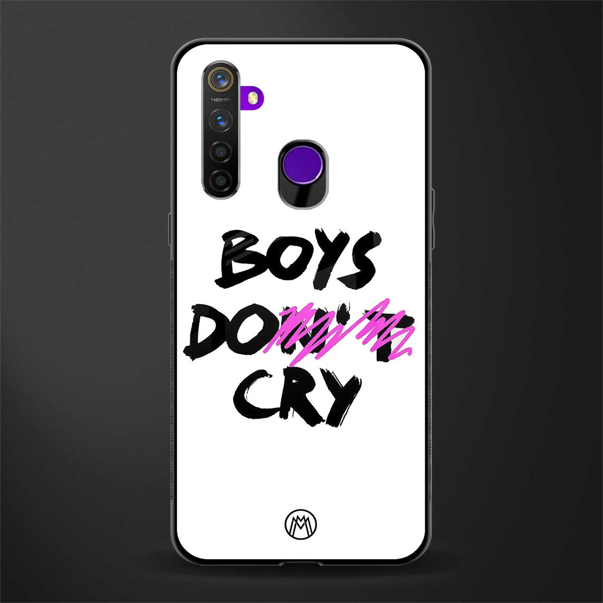 boys do cry glass case for realme narzo 10 image