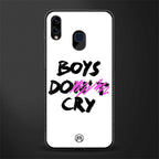 boys do cry glass case for samsung galaxy m10s image