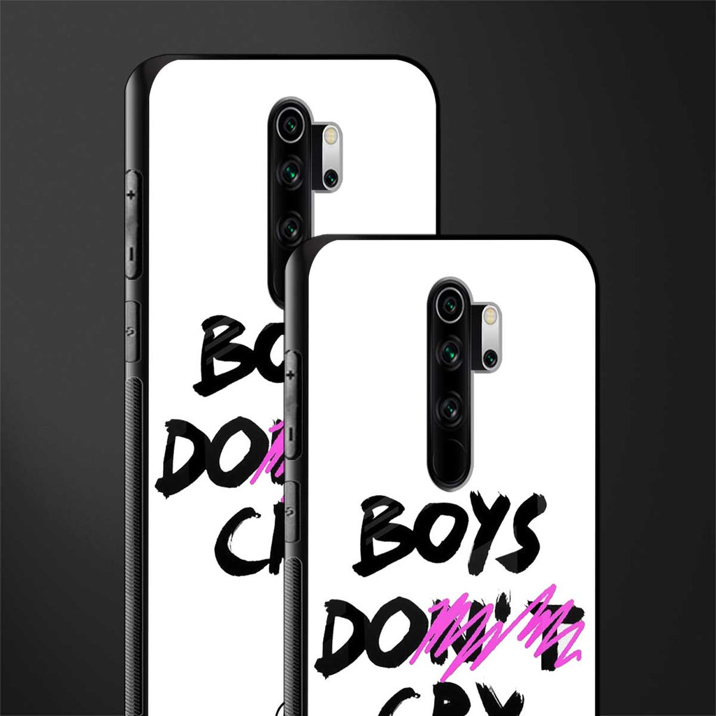 boys do cry glass case for redmi note 8 pro image-2