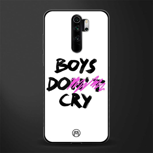 boys do cry glass case for redmi note 8 pro image